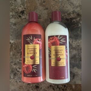 Bath & Body Works Shampoo & Conditioner Champagne Apple & Honey 16fl oz New